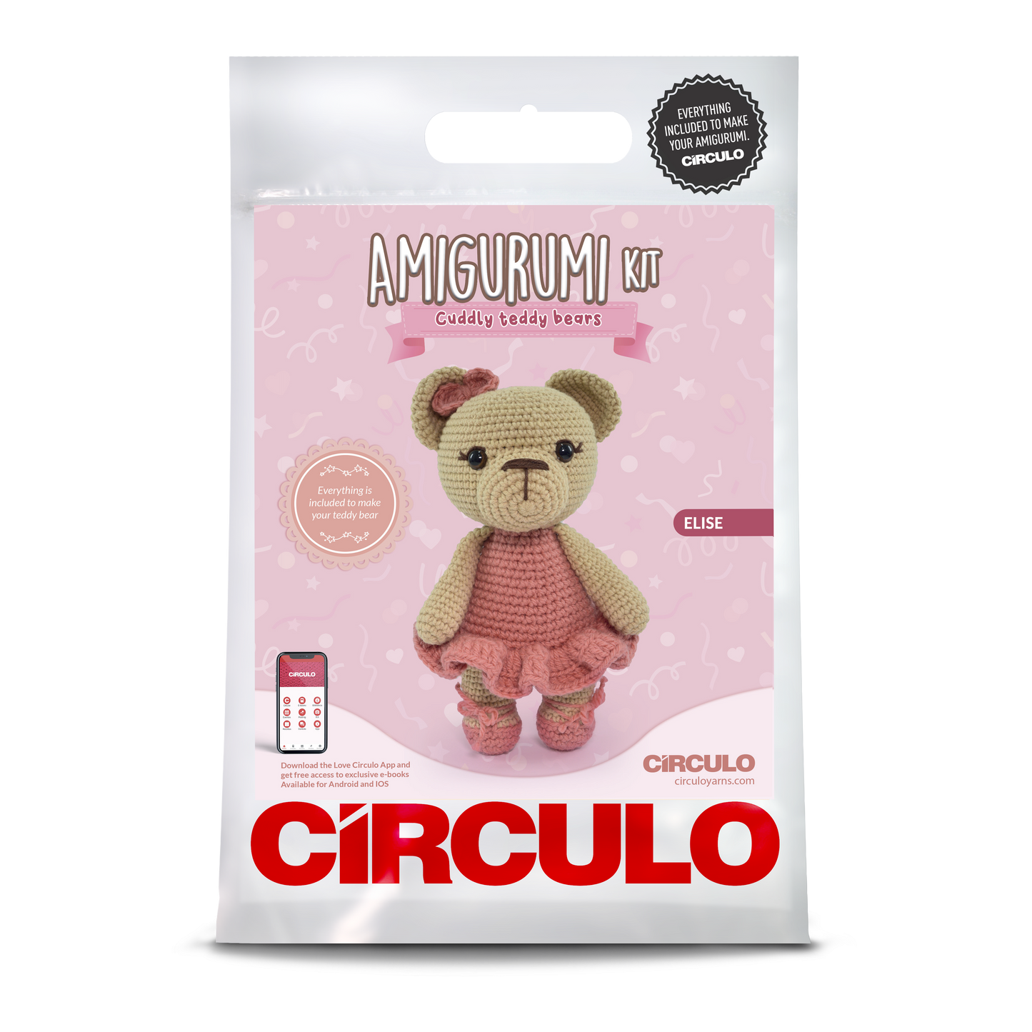 AMIGURUMI KIT CUDDLY TEDDY BEAR