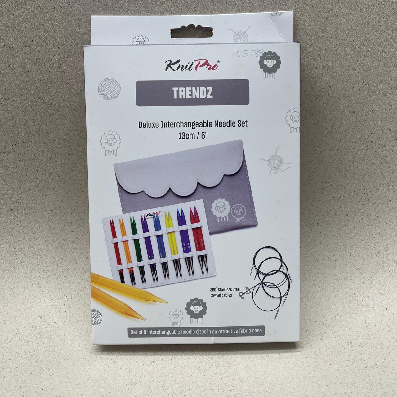 KNITPRO DELUXE INTERCHANGEABLE NEEDLE SET – 13 CM (5″)