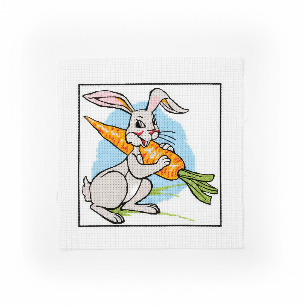 Pre-Printed Cross-Stitch Canvas