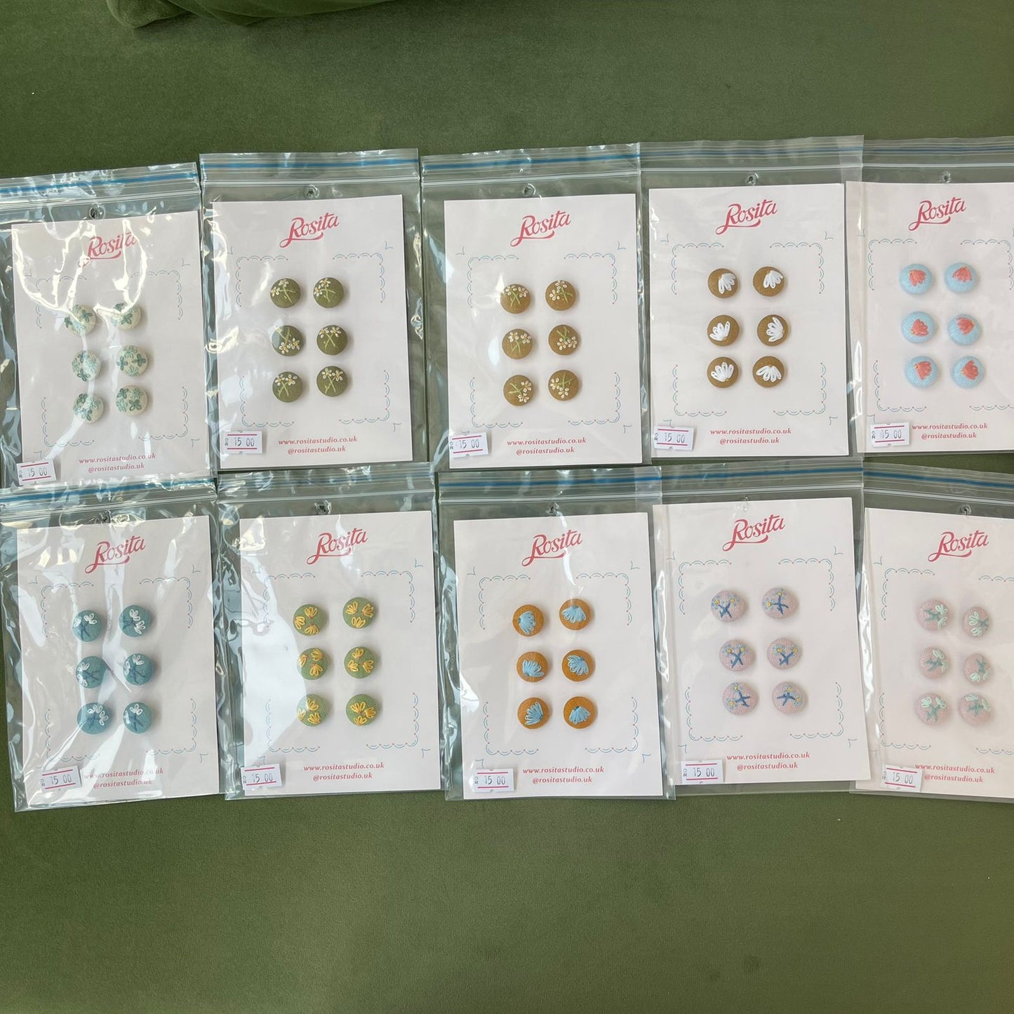 Rosita handmade buttons