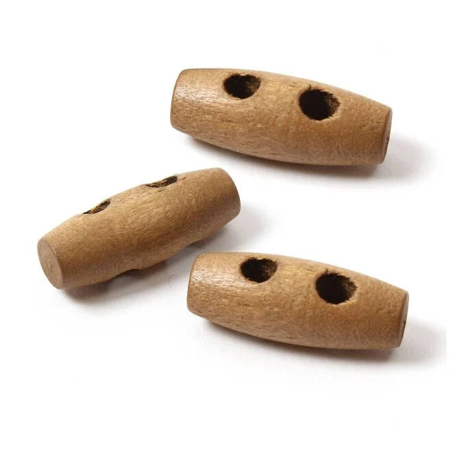 HEMLINE WOOD BUTTONS