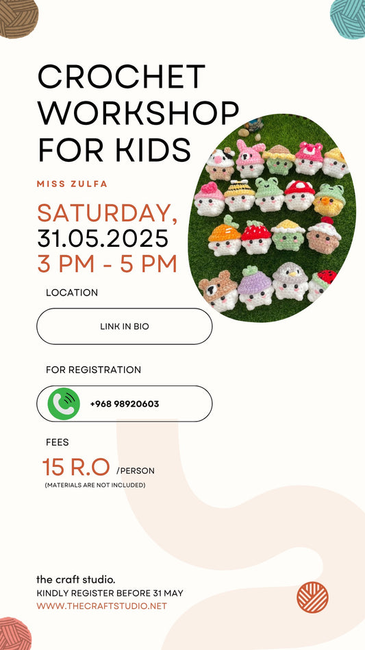 Crochet Workshop For Kids