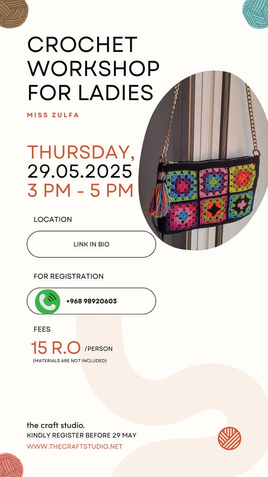 Crochet Workshop For Ladies