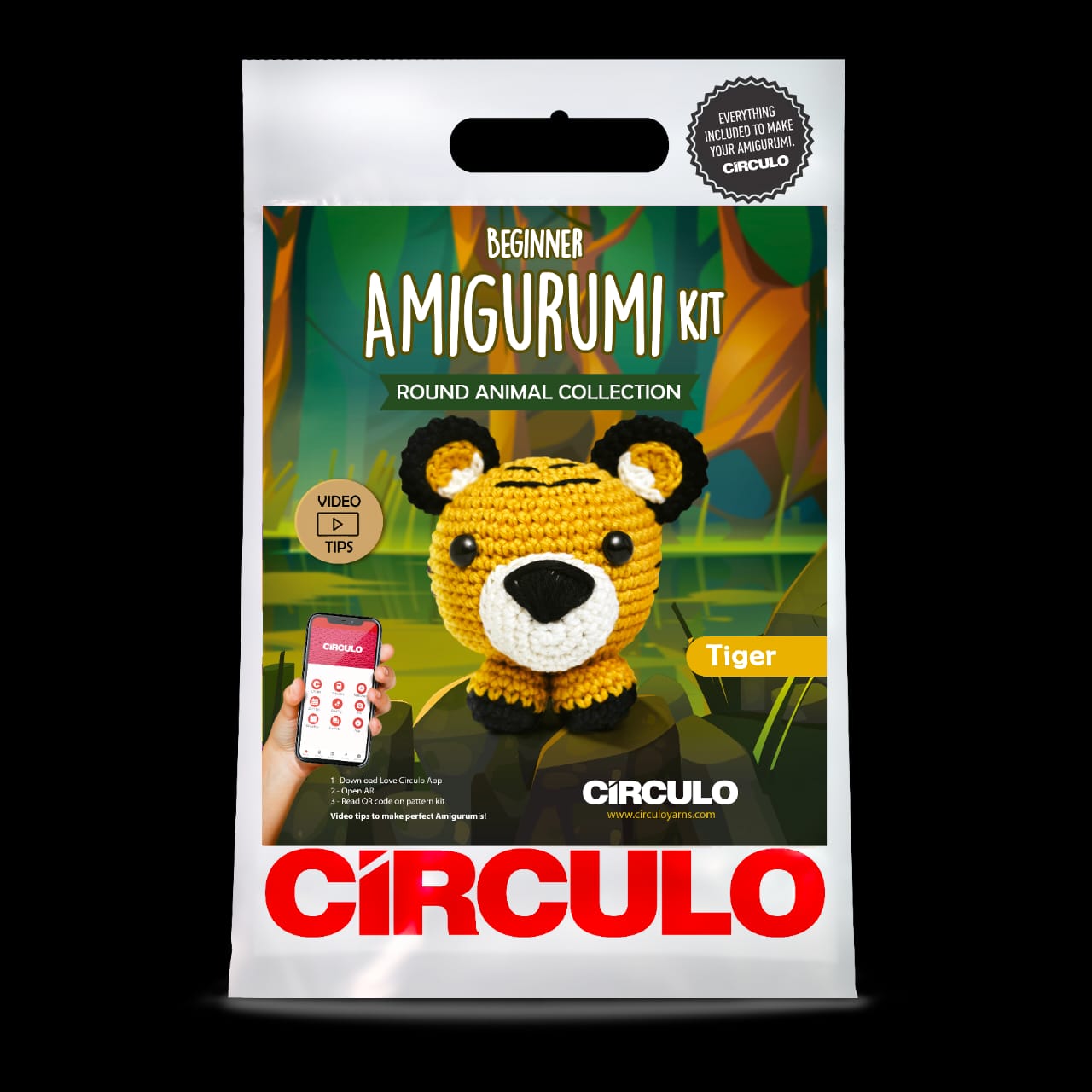 CIRCULO AMIGURUMI KIT; ANIMAL BALL