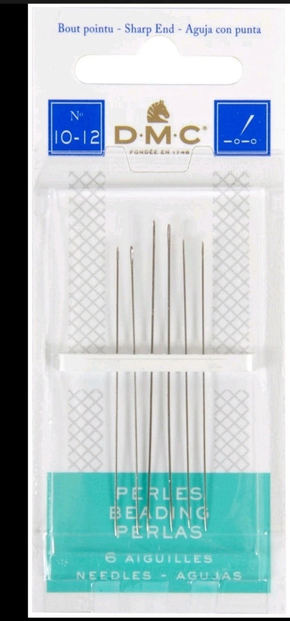 BEADING NEEDLES;SIZE 10-12