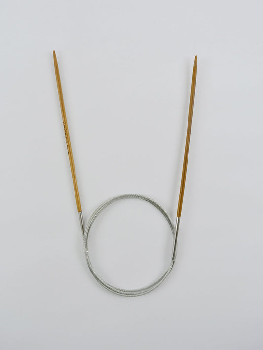 BAMBOO KNITTING CIRCULAR NEEDLES 100CM