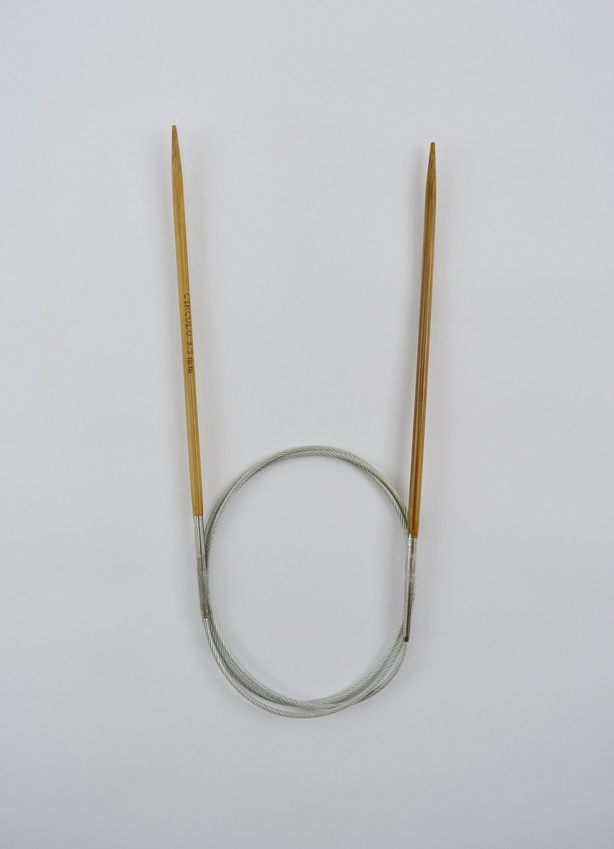 BAMBOO KNITTING CIRCULAR NEEDLES 100CM