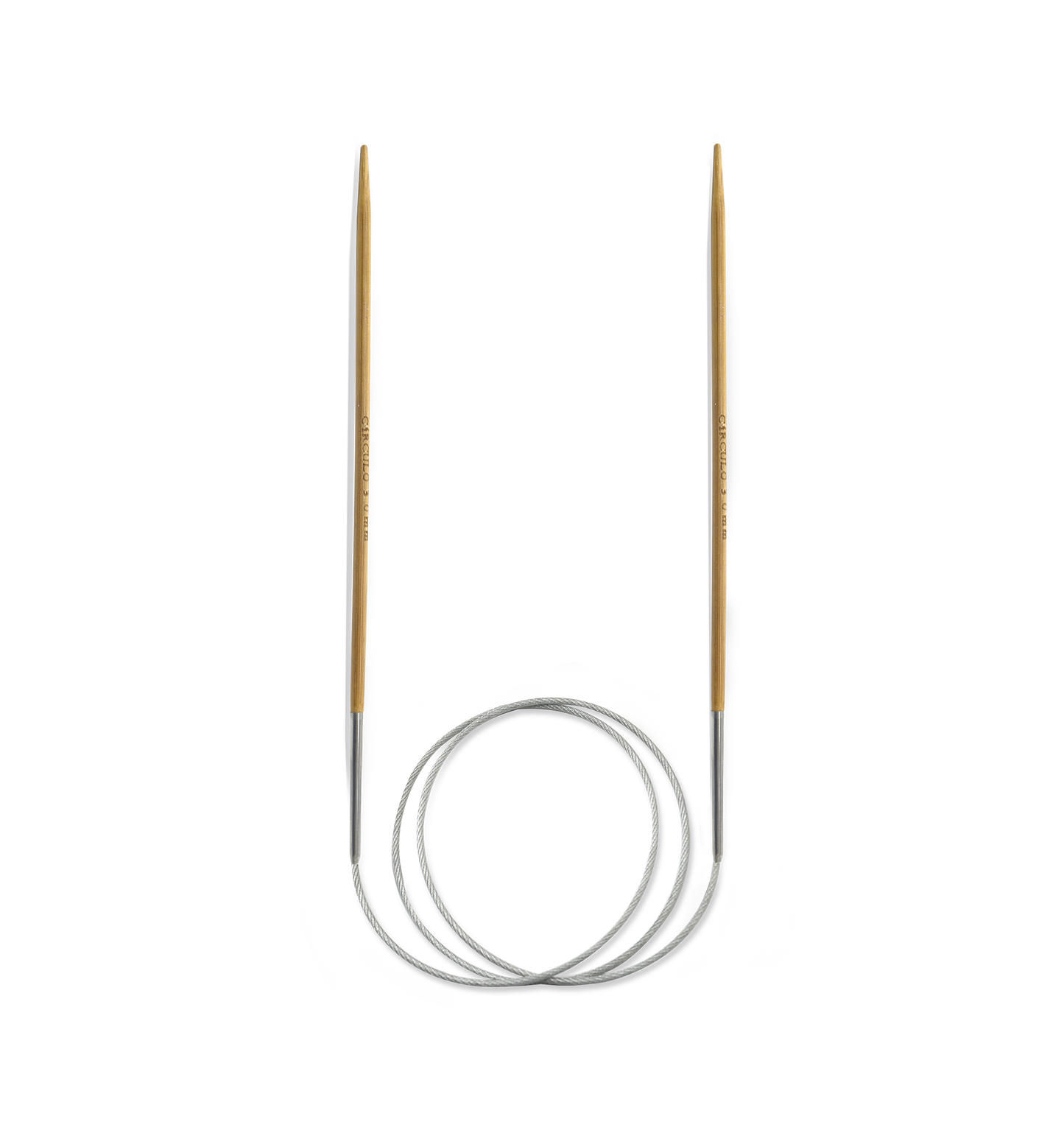 BAMBOO KNITTING CIRCULAR NEEDLES 60CM