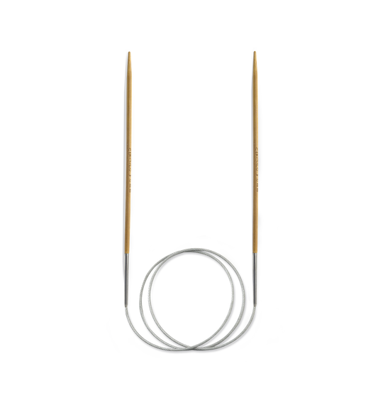 BAMBOO KNITTING CIRCULAR NEEDLES 60CM