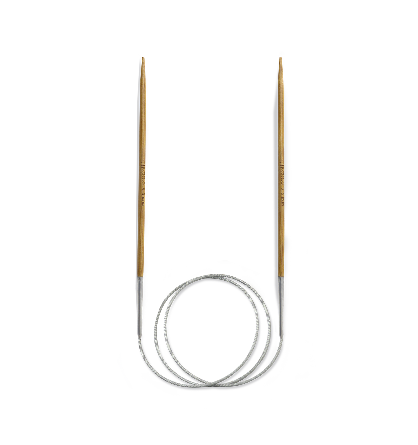 BAMBOO KNITTING CIRCULAR NEEDLES 80CM