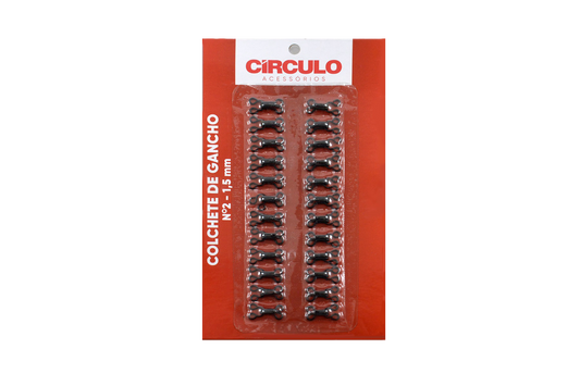 HOOK AND EYE CLOSURES N.2-1,5 MM