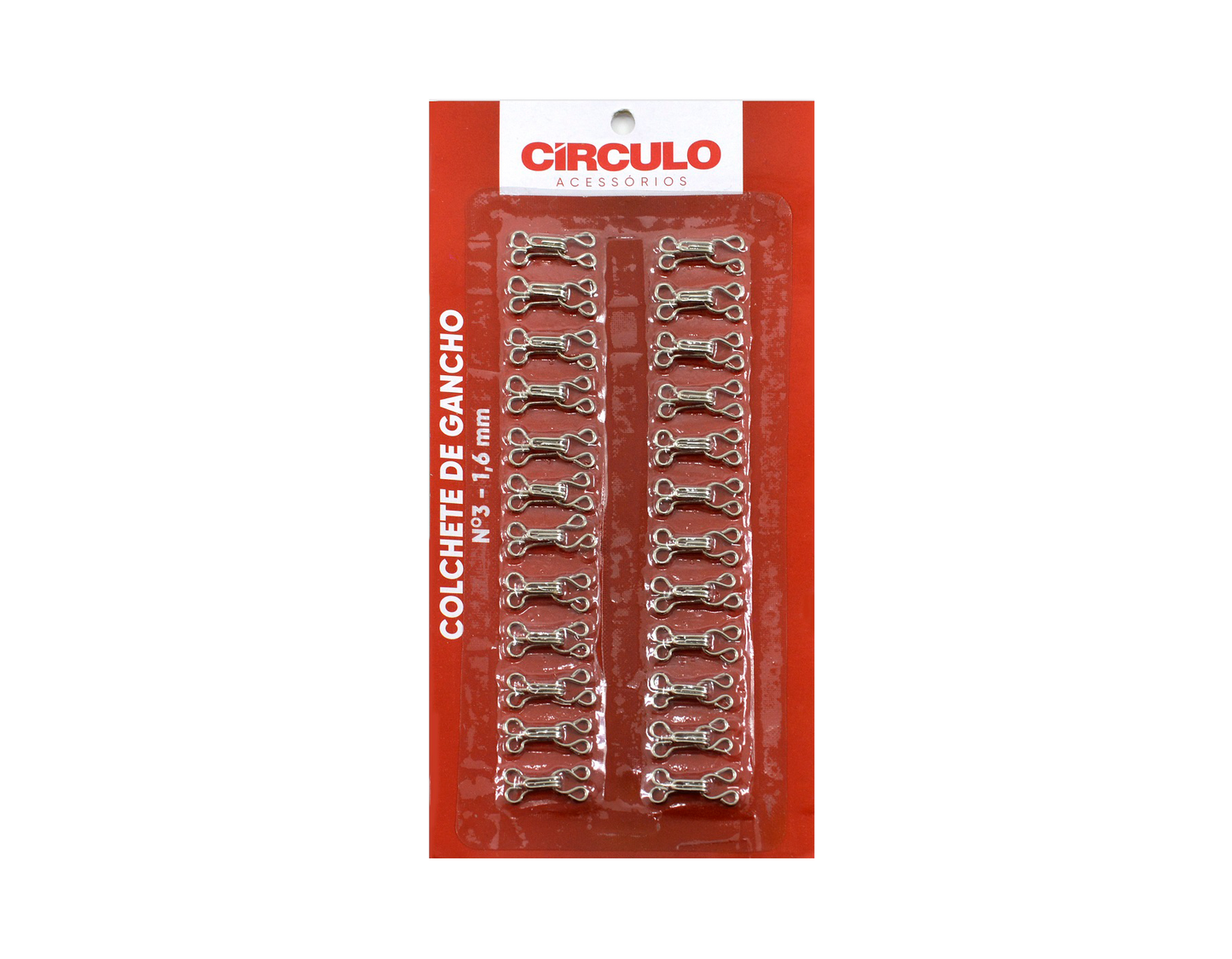 HOOK AND EYE CLOSURES N.1 -1,2 MM