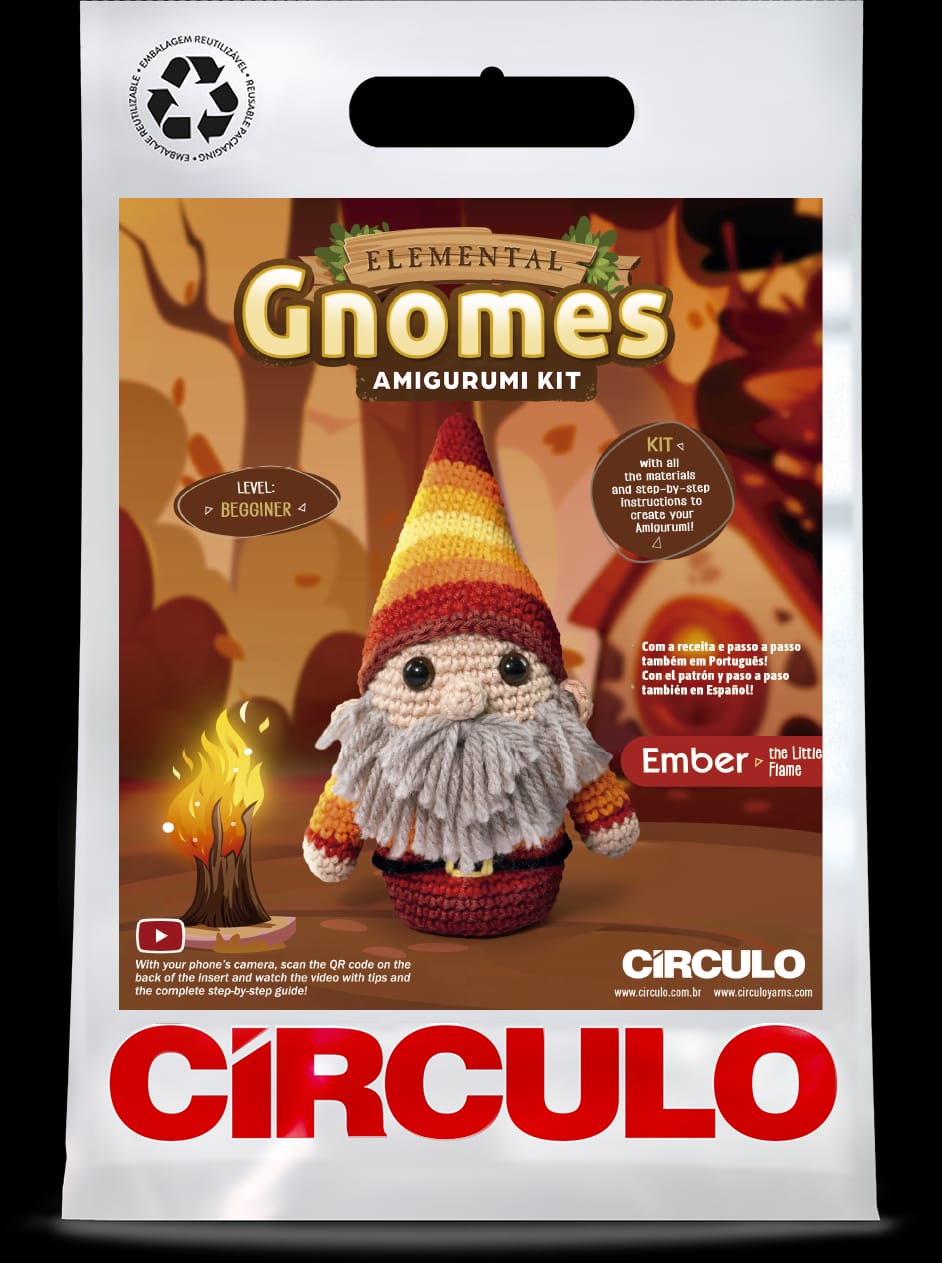 Círculo Amigurumi Kit – Elemental Gnomes Collection