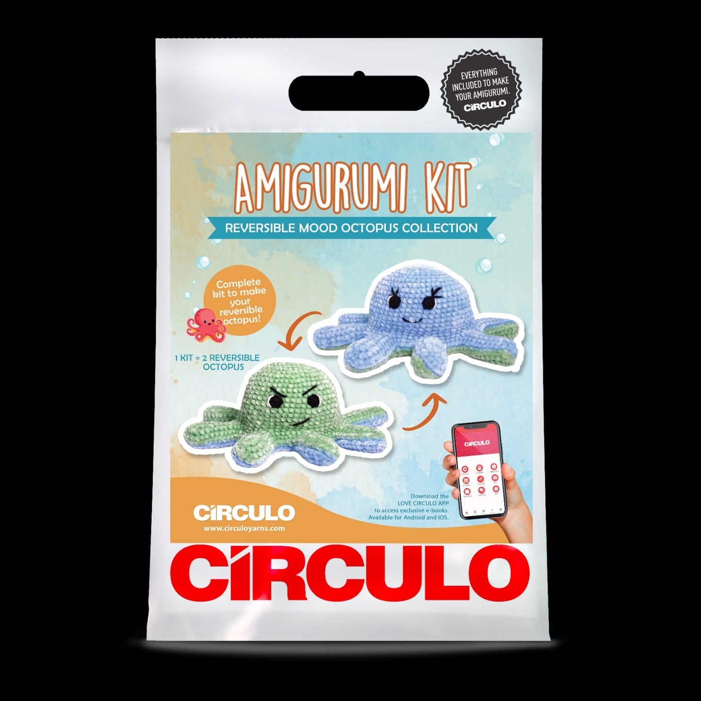 Círculo Amigurumi Kit – Mood Octopus