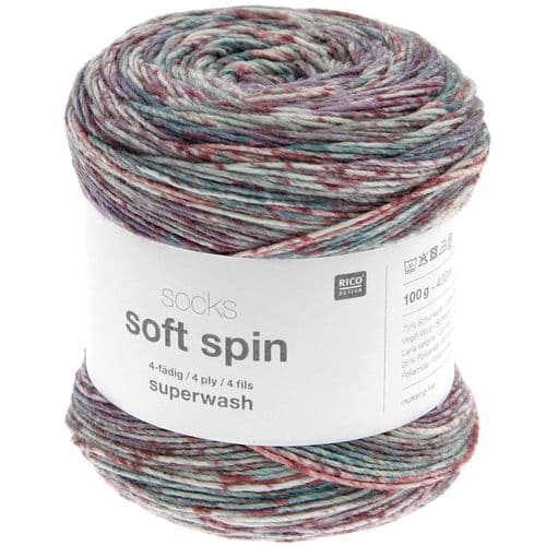 RICO SOCKS SOFT SPIN 4 PKY 100G