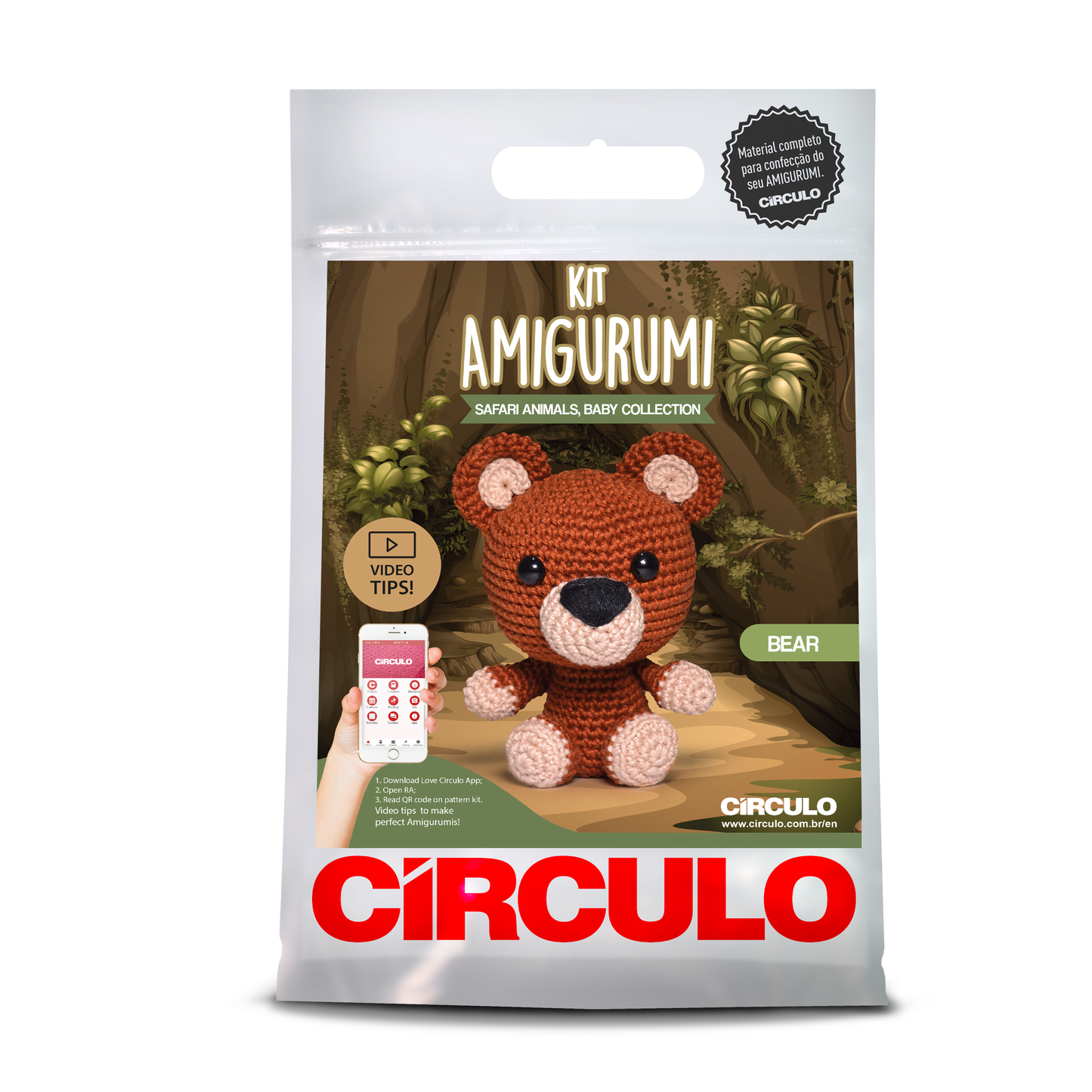 AMIGURUMI KIT (SAFARI BABY)