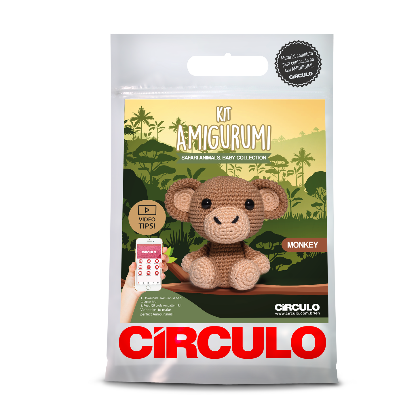 AMIGURUMI KIT (SAFARI BABY)