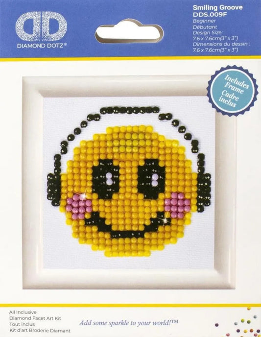 SMILING GROOVE DIAMONS FACET ART KIT