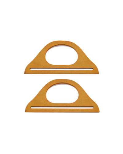 BIG WOODEN HANDLE 1 PAIR