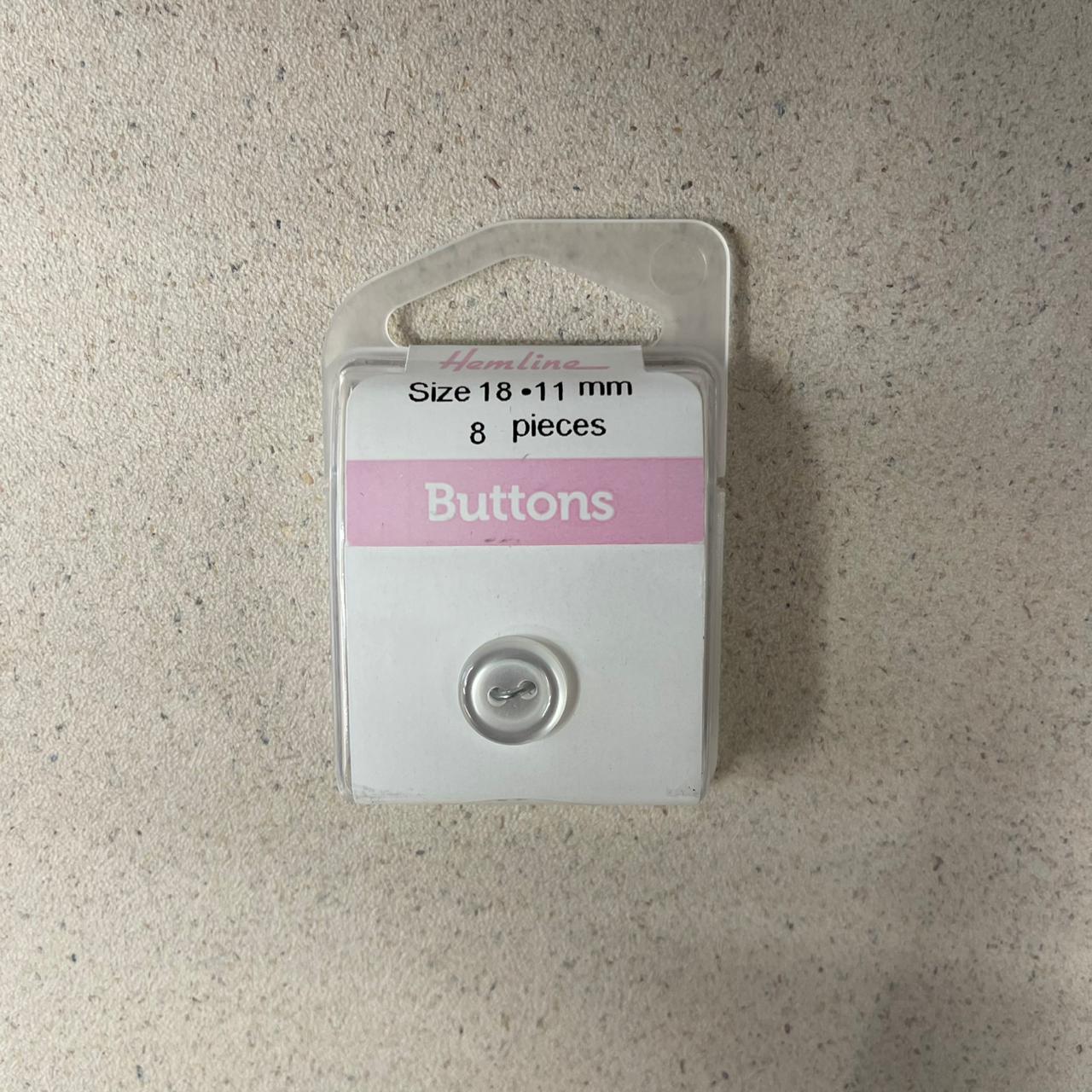Assorted Craft Buttons – Multiple Sizes for Sewing & DIY