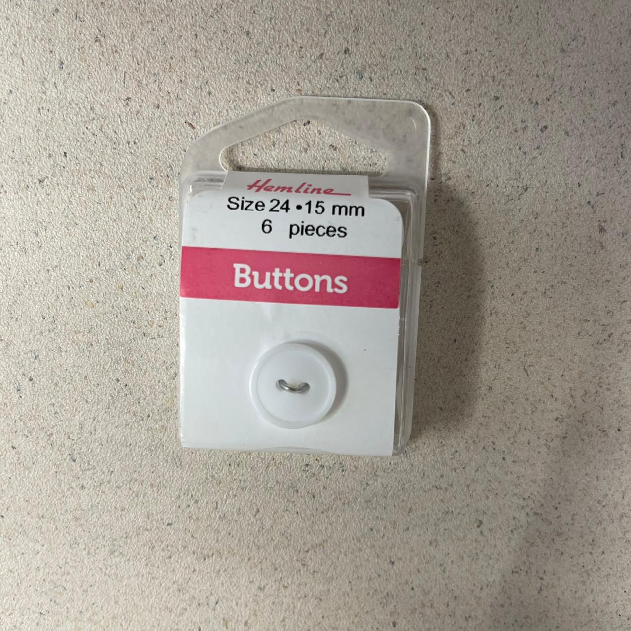 Assorted Craft Buttons – Multiple Sizes for Sewing & DIY
