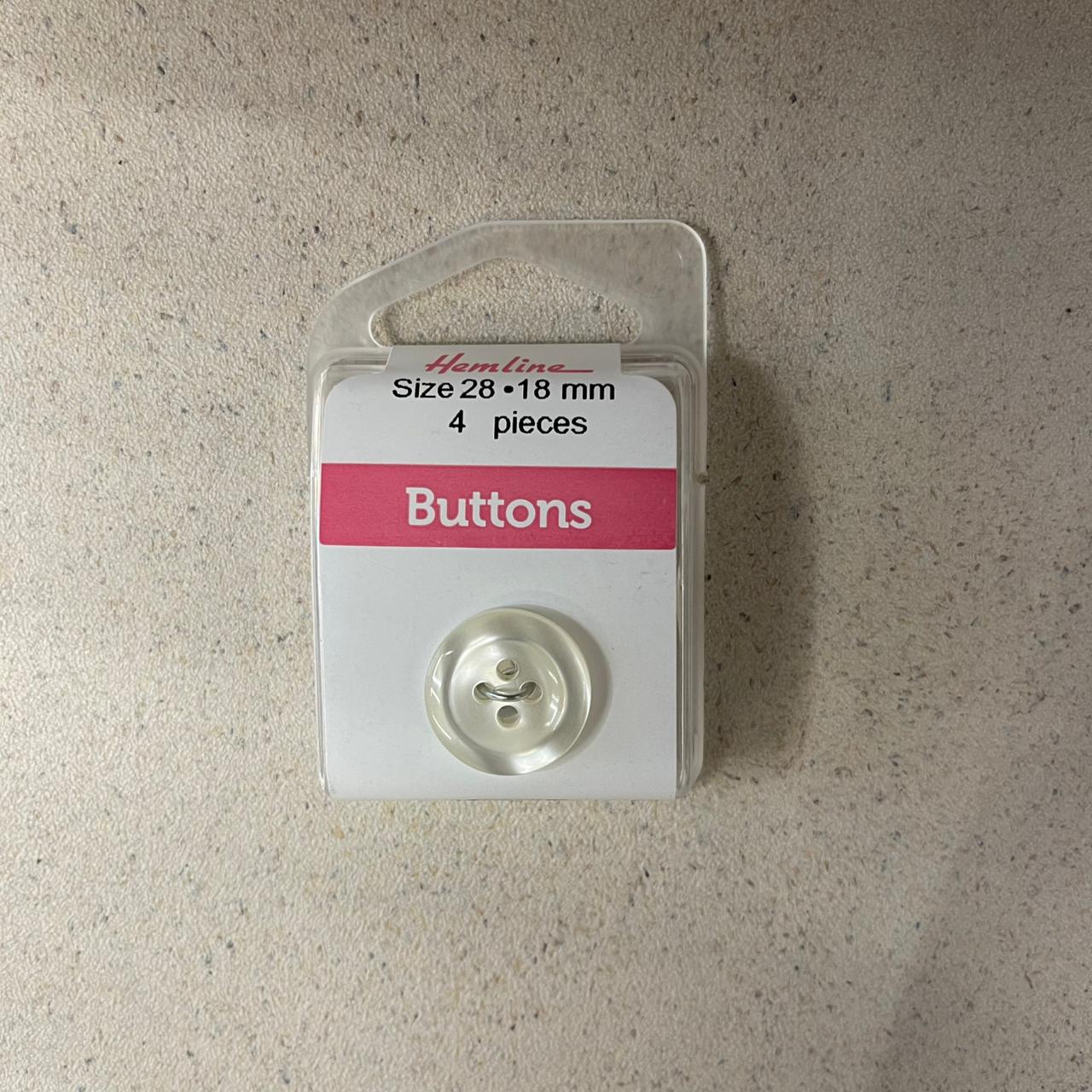 Assorted Craft Buttons – Multiple Sizes for Sewing & DIY