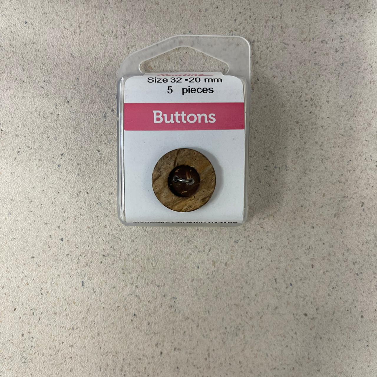Assorted Craft Buttons – Multiple Sizes for Sewing & DIY