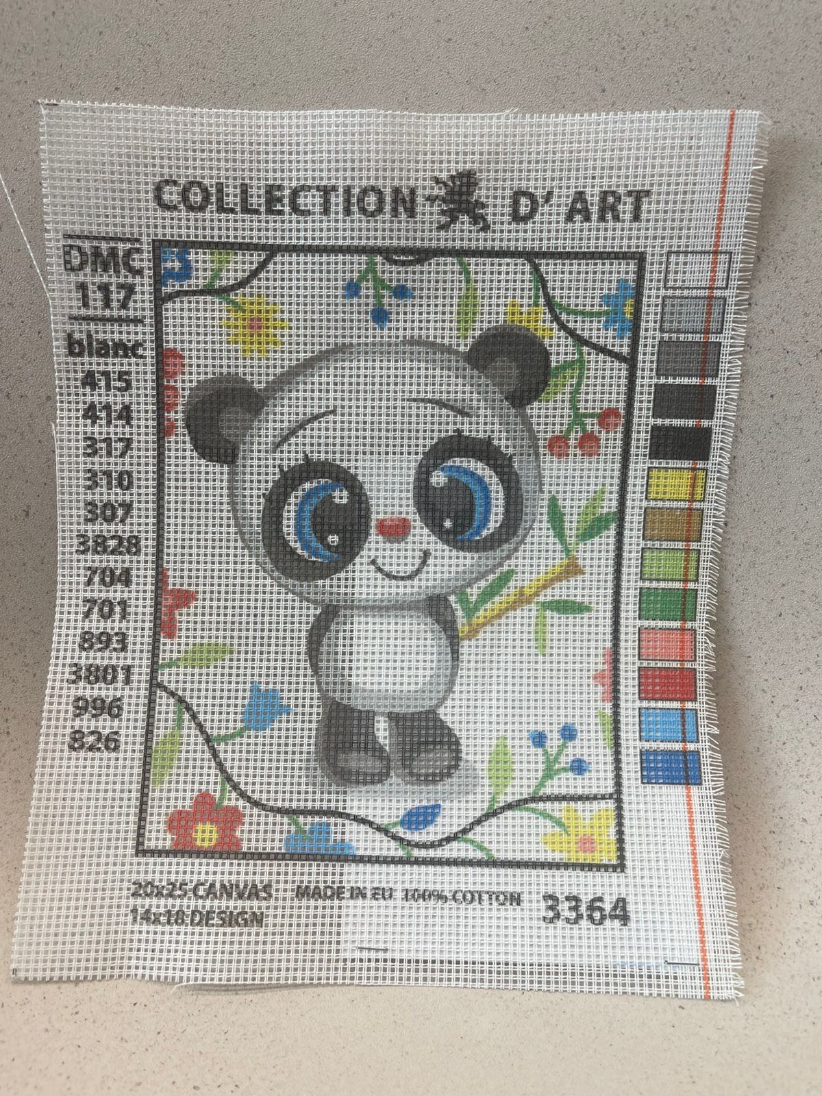 PRINTED TAPESTRY CANVAS 20X25