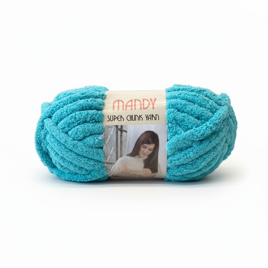 Turquoise Mandy Super Chunk Yarn