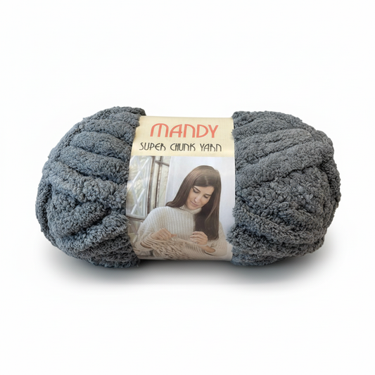 Gray Mandy Super Chunk Yarn