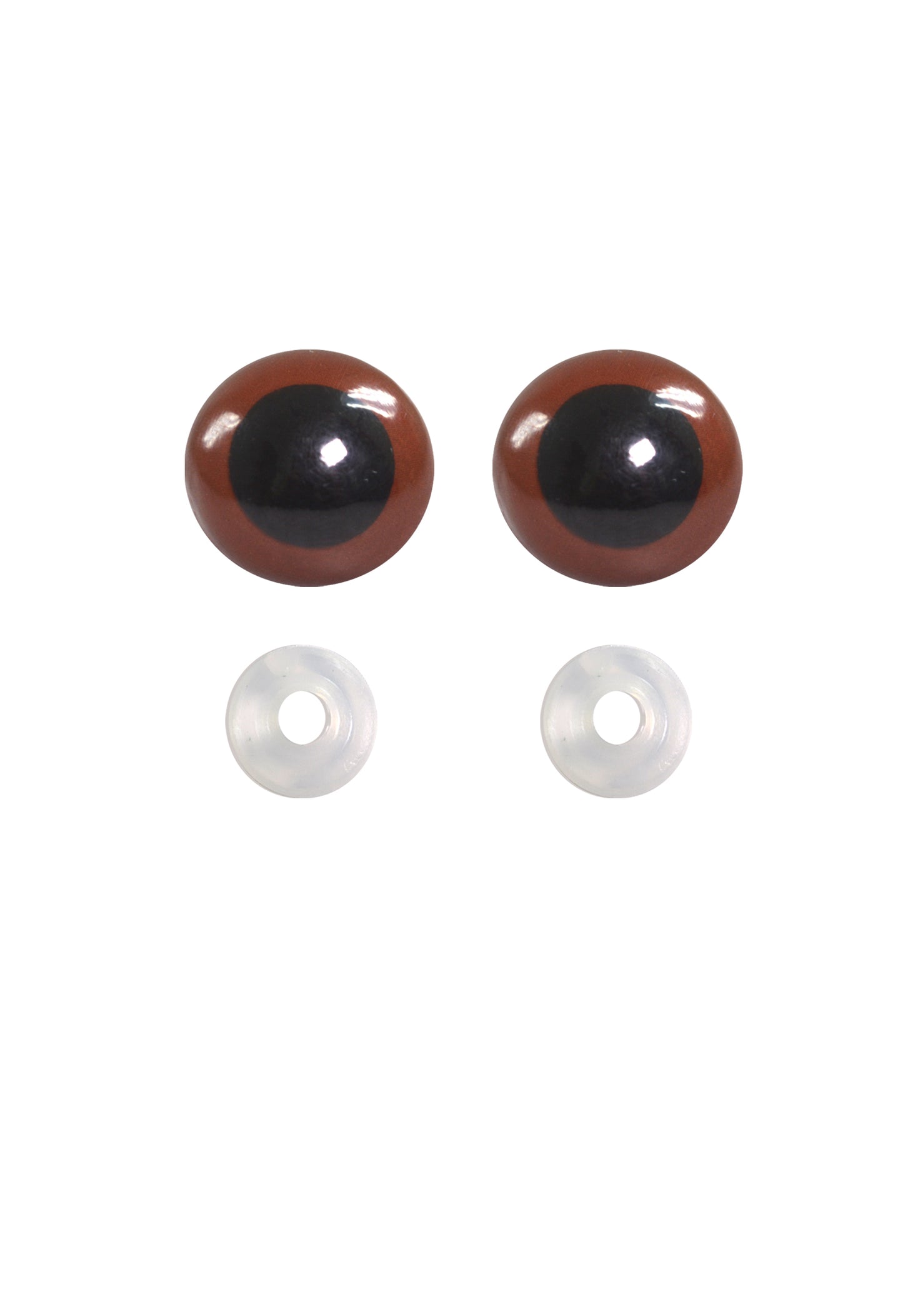 AMIG SAFAMIG SAFETY EYE BROWN 100PAIRS (NEW)