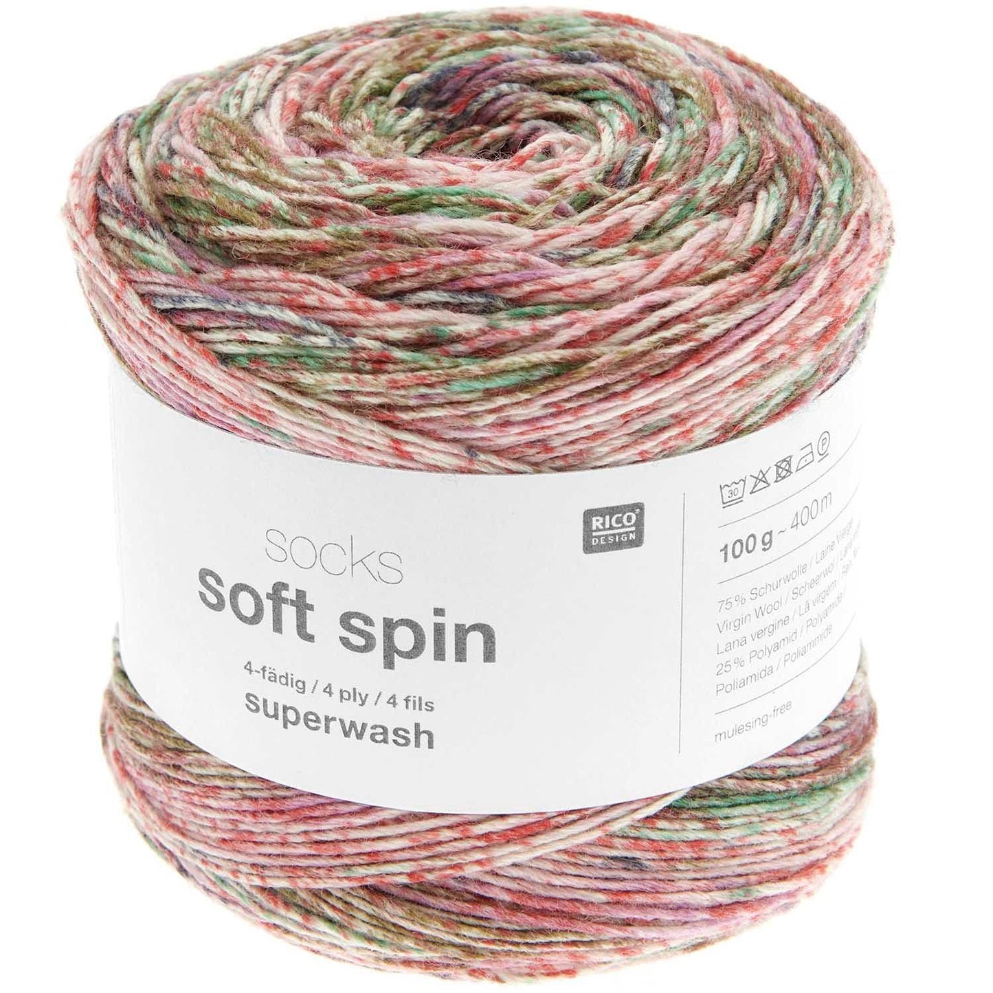 RICO SOCKS SOFT SPIN 4 PKY 100G