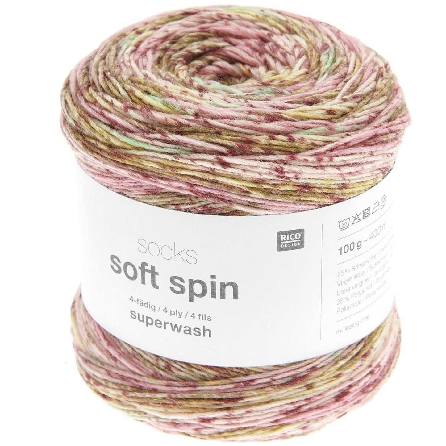 RICO SOCKS SOFT SPIN 4 PKY 100G